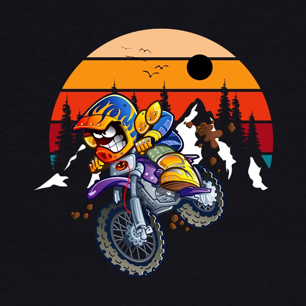 Racing Dirt Bike by JB's Design Store